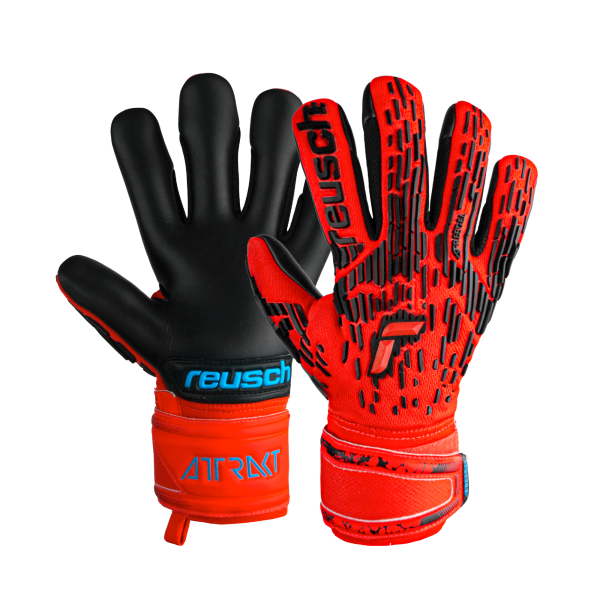 Reusch Attrakt Freegel Silver Finger Support Junior 5372230 3333 black red 1